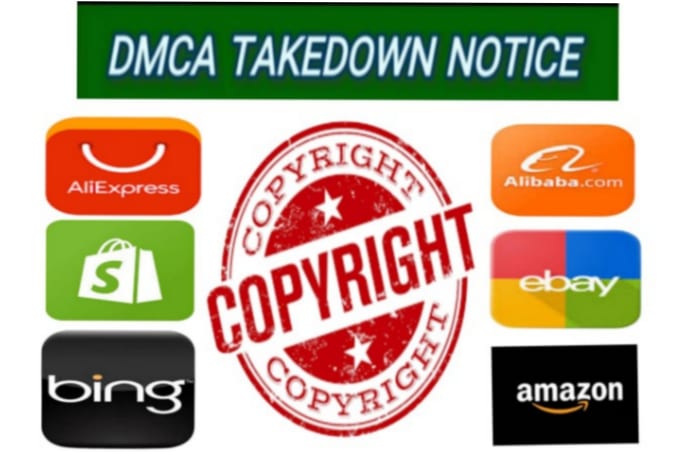 Gig Preview - Takedown report copyright products amazon,shopify,ebay,etsy,alibaba under dmca