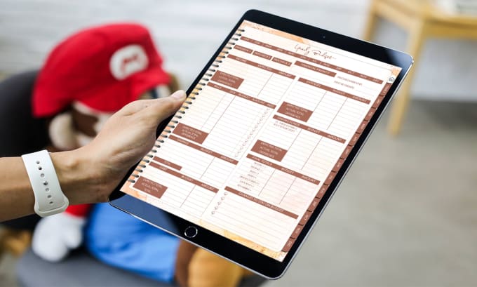 Gig Preview - Convert your printable planner to digital planner for  ipad, goodnotes