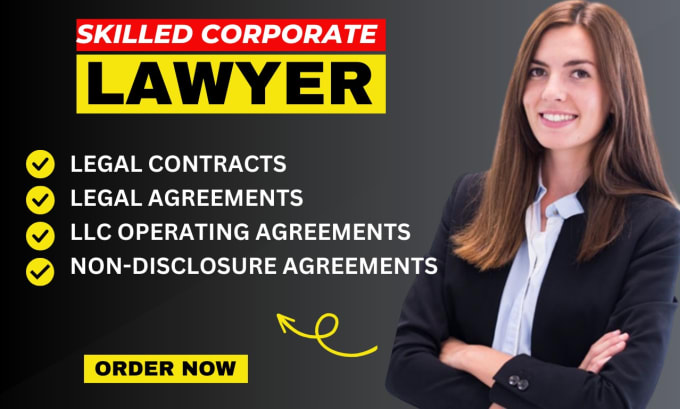 Bestseller - write legal agreements, legal contracts, documents, llc operating, service, nda