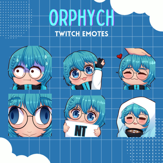 Gig Preview - Draw you custom emotes and badges for affordable price