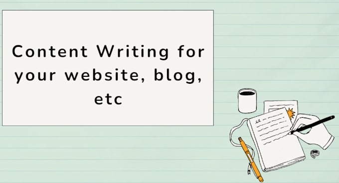 Gig Preview - Write content for your website and blog