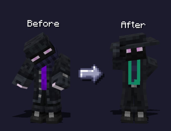 Gig Preview - Make your desired skin in vanilla, normal or 3d style