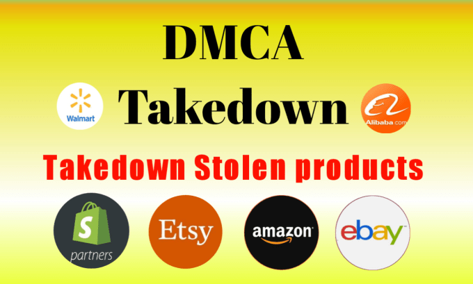 Gig Preview - Takedown infringing listing on shopify,etsy,ebay and amazon under dmca