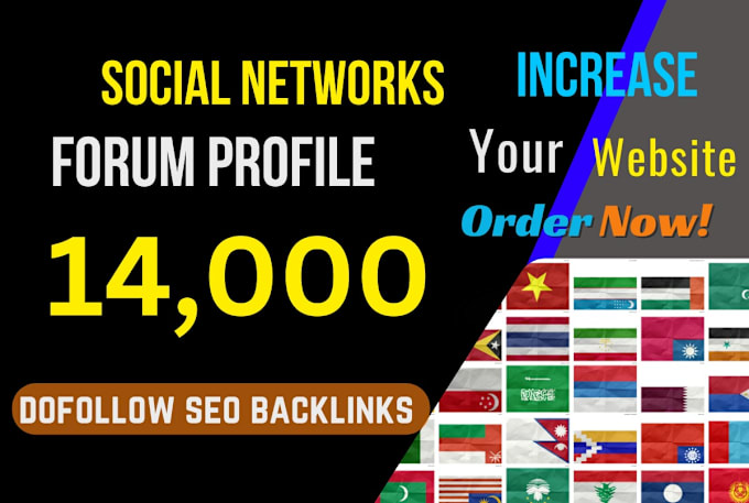 Gig Preview - Build high authority forum profile seo backlinks social networks link building