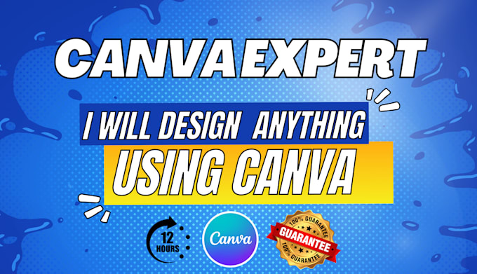 Bestseller - create flyers, social media posts or any design in canva