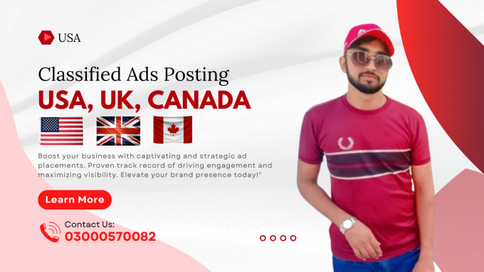 Gig Preview - Make your classified ads at targetted areas USA UK canada