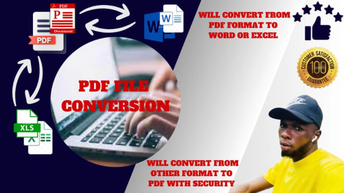 Gig Preview - Convert all forms of pdf files into any format