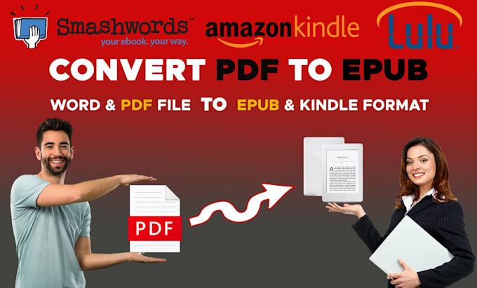 Bestseller - convert pdf to epub, and do ebook formatting amazon KDP