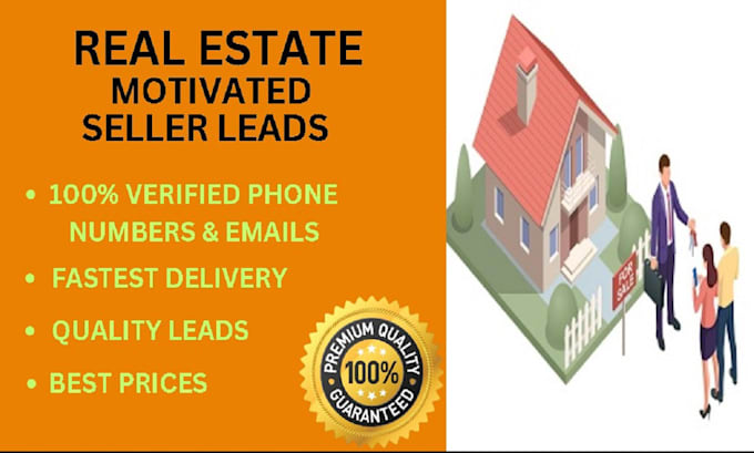 Gig Preview - Do real estate leads of lead generation and cash buyer