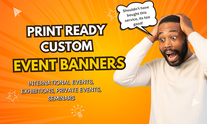 Gig Preview - Design banners for events, social media, billboard, signage, website any size