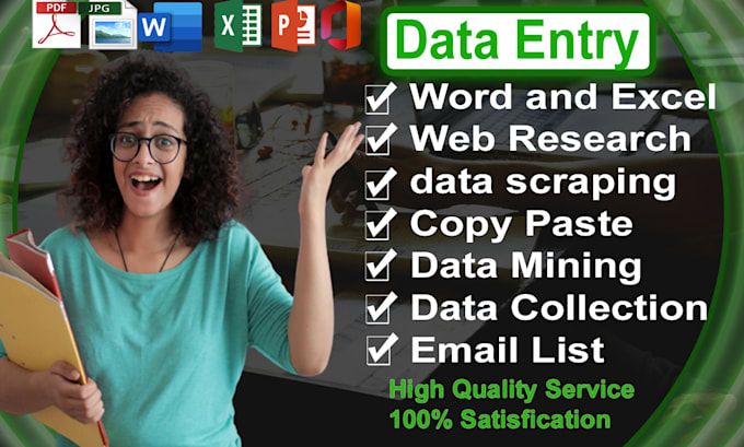 Bestseller - do data entry and web research