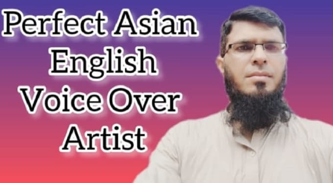 Gig Preview - Record an asian american english male voice over