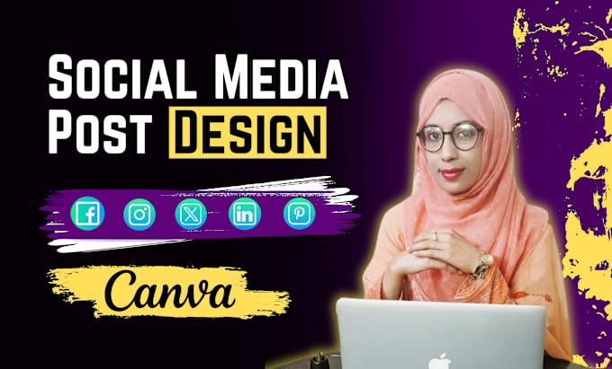 Gig Preview - Design custom canva templates for social media posts