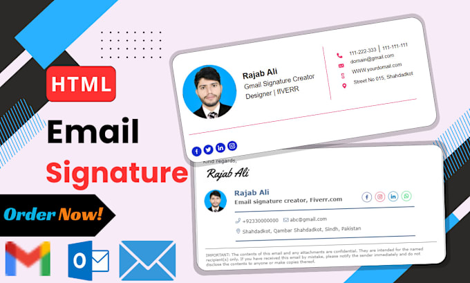 Gig Preview - Make a clickable HTML email signature with an animation