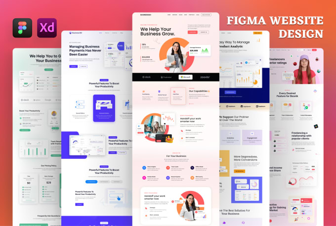 Gig Preview - Do figma website design, website mockup, website ui design, figma design website