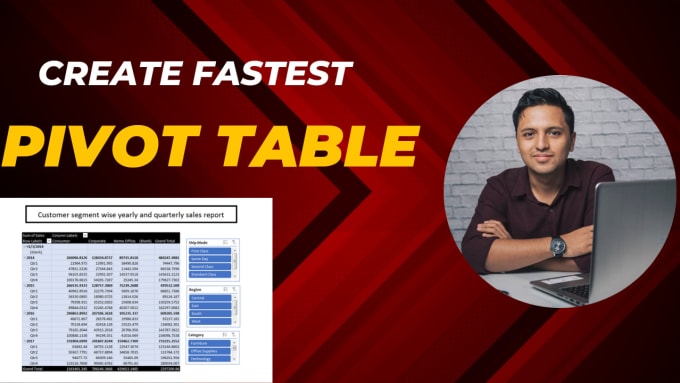 Gig Preview - Create pivot table, vlookup, hlookup for your excel data