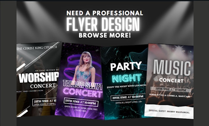 Gig Preview - Design a professional flyer