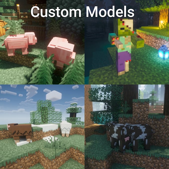 Bestseller - make your custom 3d minecraft texture pack