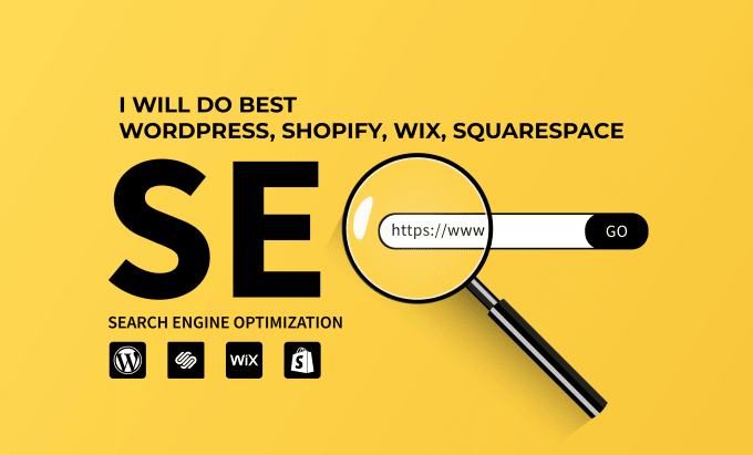 Gig Preview - Optimize on page SEO for wordpress, shopify, squarespace, wix