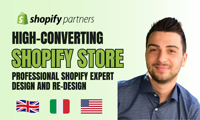 Gig Preview - Create a profitable ecommerce on shopify for dropshipping, brands or digital