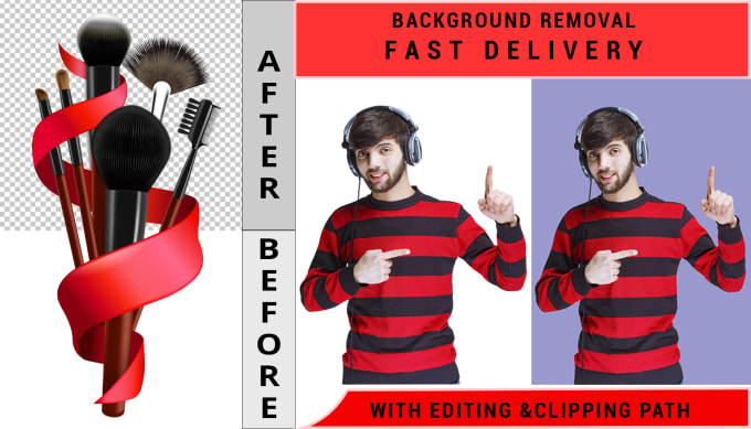 Gig Preview - Do clipping path and removing background