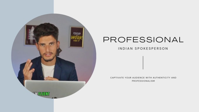 Bestseller - be your indian spokesperson video presenter and actor