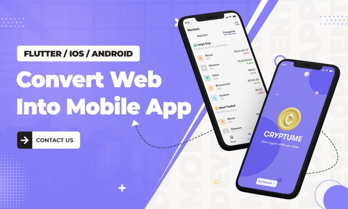 Gig Preview - Convert your website into ios and android app