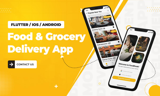 Gig Preview - Design multi vendor food and grocery app for your business