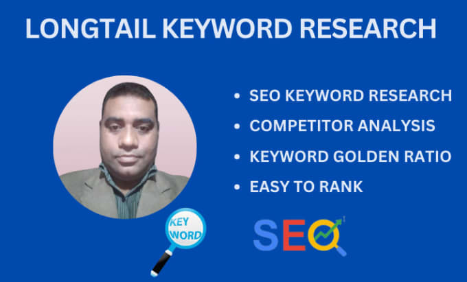 Gig Preview - Do long tail keyword research and competitor analysis