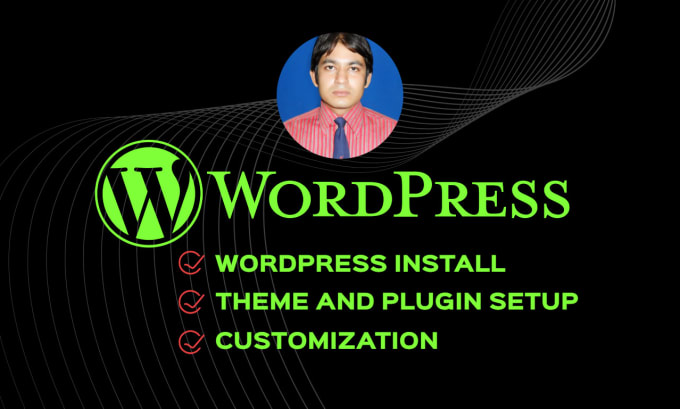 Gig Preview - Do wordpress installation, theme setup, customization