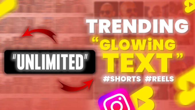 Gig Preview - Edit the most trending glowing text subtitle reels and youtube shorts for you