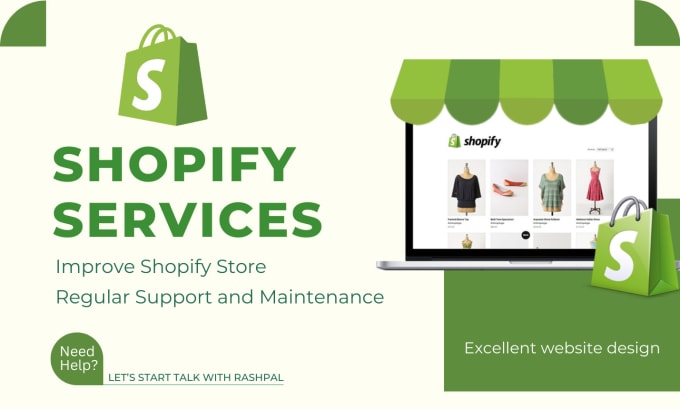 Gig Preview - Improve shopify store custom coding and shopify bug fixing