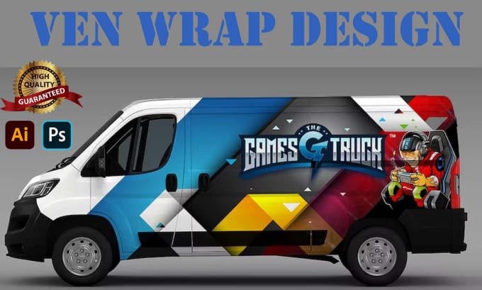 Bestseller - design professional van wrap design, car wrap design, any vehicle wrap design