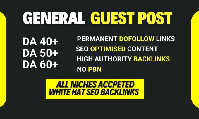 Gig Preview - Provide general backlinks on da60 general magazine blog