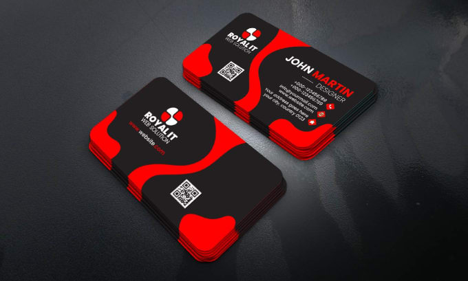 Gig Preview - Do modern professional unique business cards design