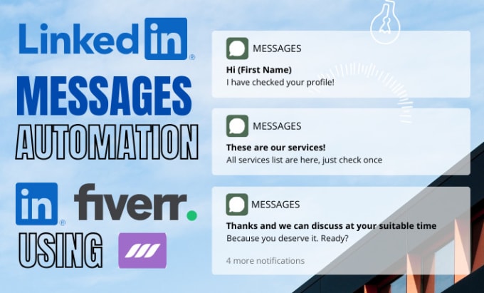 Gig Preview - Do linkedin message automation for lead generation, transformation