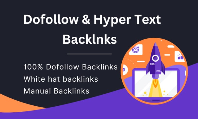 Gig Preview - Do 50 high da dofollow SEO backlinks with white hat link building