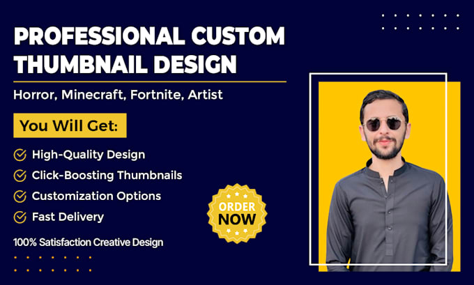 Bestseller - do premium thumbnail design,artist,horror,minecraft,fortnite thumbnail