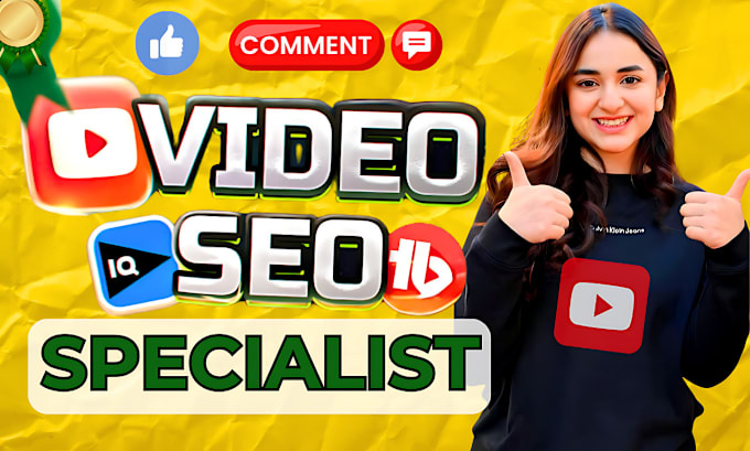 Gig Preview - Optimize best youtube video SEO, channel for top rankings