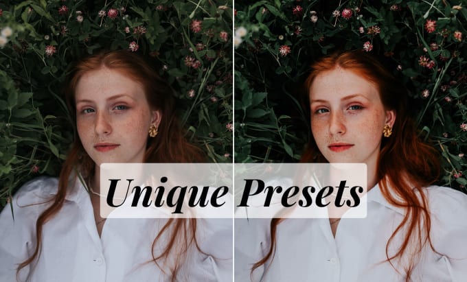 Gig Preview - Create custom lightroom presets for resell