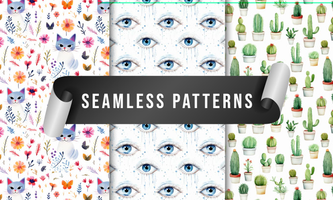 Gig Preview - Create unique and amazing seamless patterns in any style