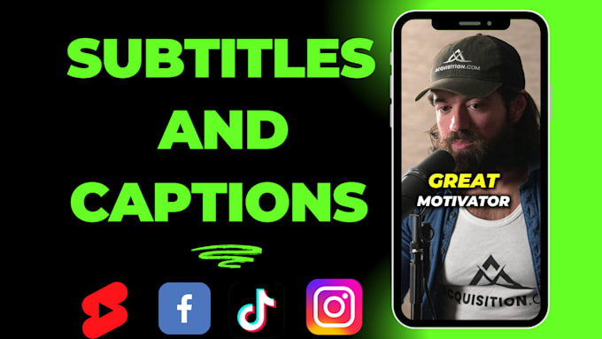 Gig Preview - Edit your podcast video into short form video clips with captions and subtitles