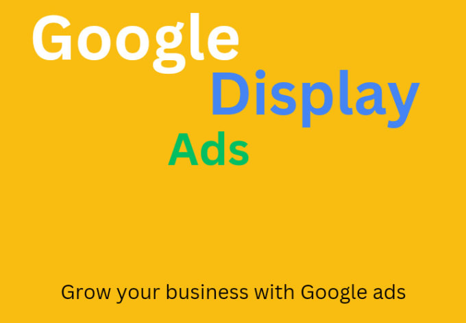 Gig Preview - Setup google display ads campaign