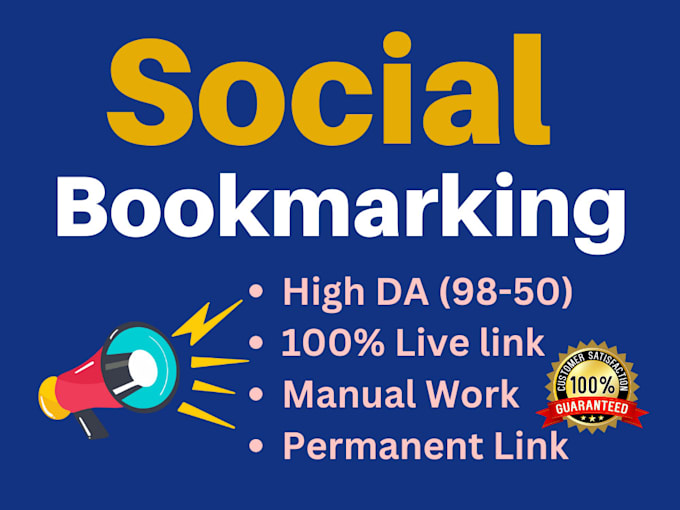 Gig Preview - Indexable high PR social bookmarking