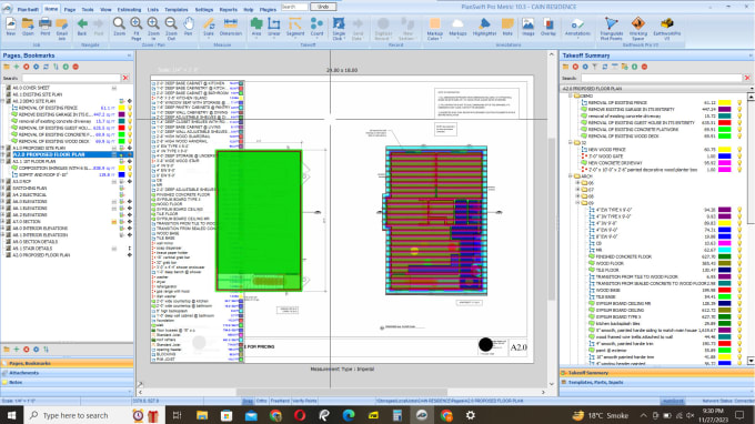 Gig Preview - Do detail flooring takeoff tile takeoff, cost estimation