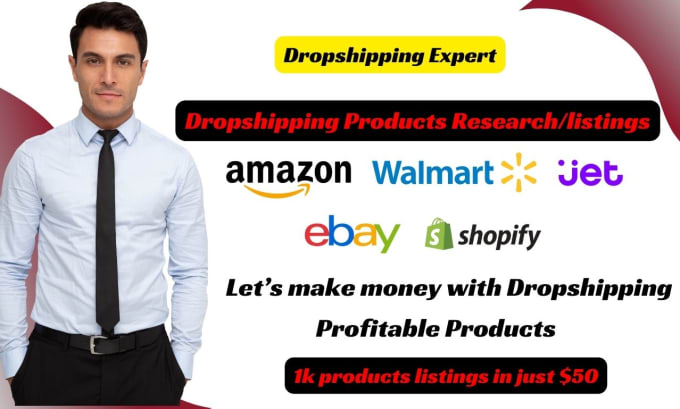 Gig Preview - Do expert amazon to ebay dropshipping top listings