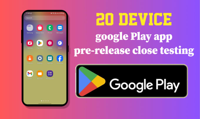 Gig Preview - Do 20 tester google play app pre release closed testing