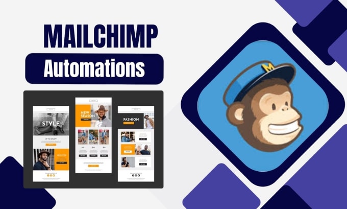 Gig Preview - Setup email automation, mailchimp and email template design