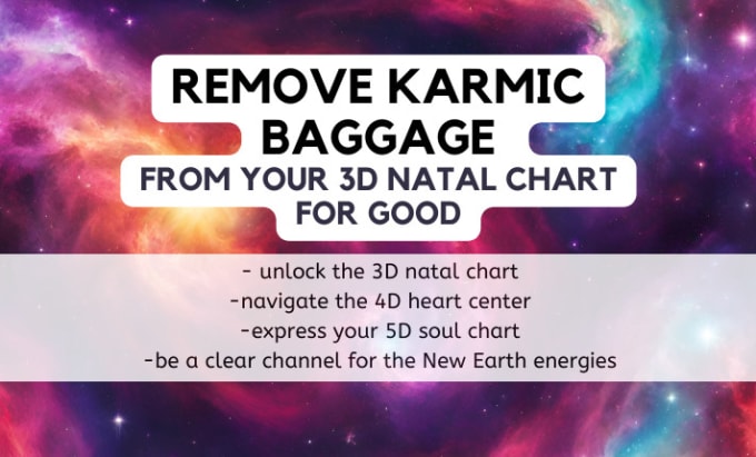 Bestseller - remove negative karma from your 3d natal chart