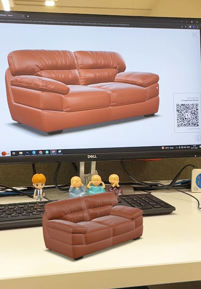 Gig Preview - Made furniture glb files for 360 view